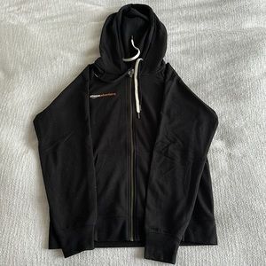 AMAZON | Black zipper hoodie